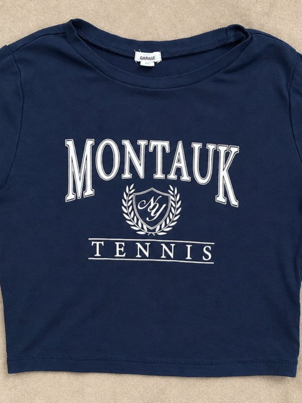 Garage Navy Blue Women's Top